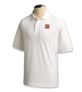 NC State Wolfpack Men's Ace Polo - White